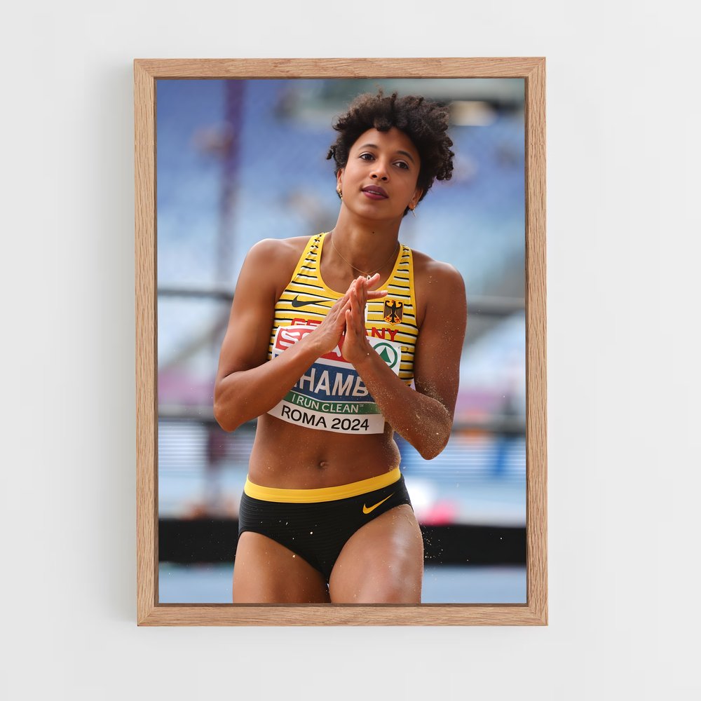 Poster Malaika mihambo – affiche Athlétisme (vue 4)